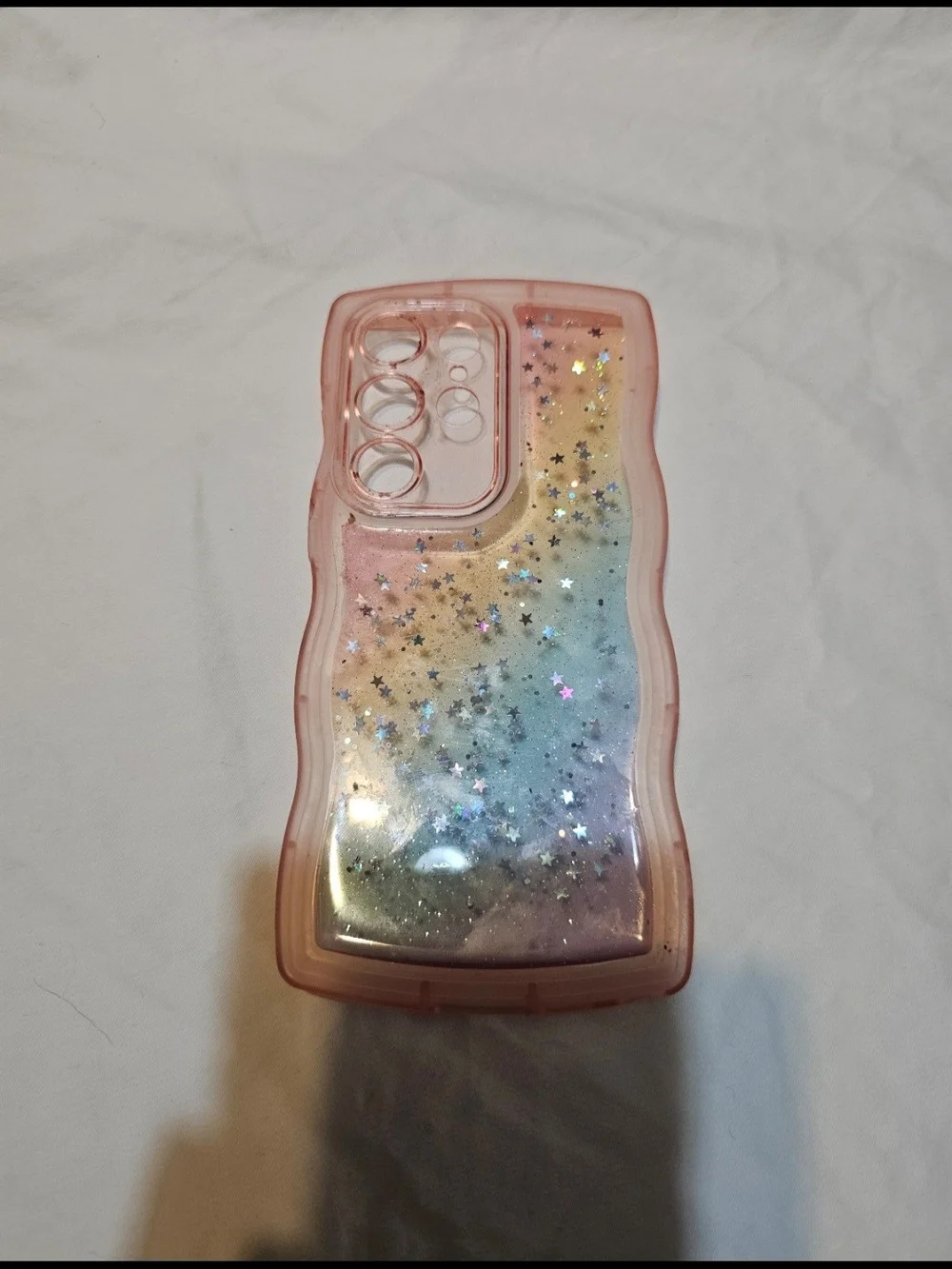 Rainbow Glitter Phone Case for Samsung Galaxy S23 Ultra
